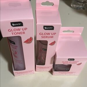 Pink  Glow Up Skincare Kit